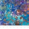 SINGER Batik Green & Purple Flower Cotton Fabric
